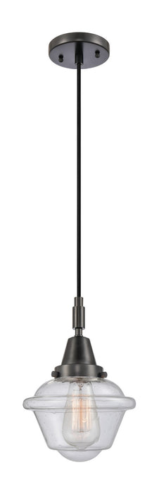 Innovations 447-1P-BK-G534 One Light Pendant, Matte Black