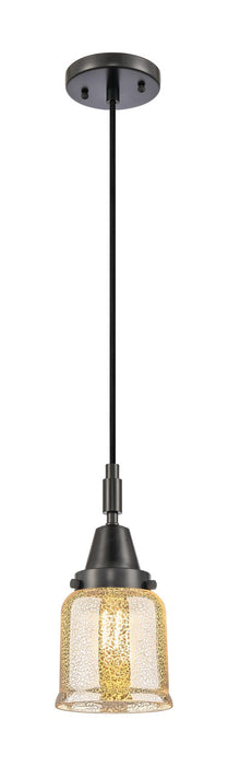 Innovations 447-1P-BK-G58 One Light Pendant, Matte Black