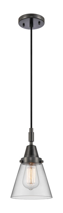 Innovations 447-1P-BK-G62 One Light Pendant, Matte Black