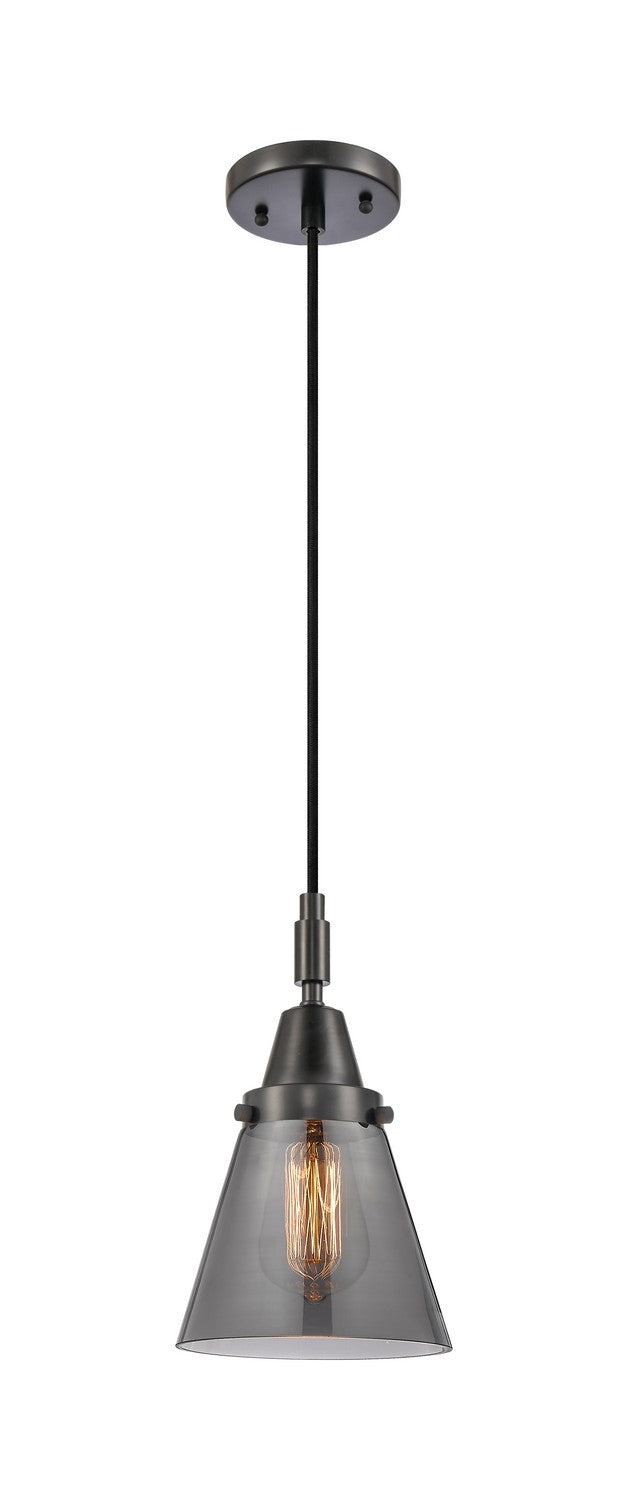 Innovations 447-1P-BK-G63 One Light Pendant, Matte Black