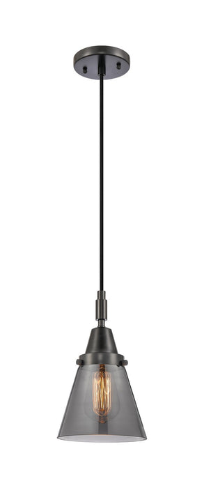 Innovations 447-1P-BK-G63 One Light Pendant, Matte Black