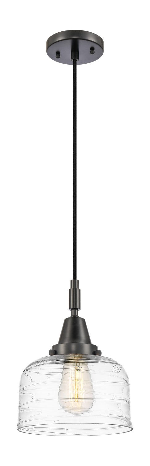 Innovations 447-1P-BK-G713 One Light Pendant, Matte Black