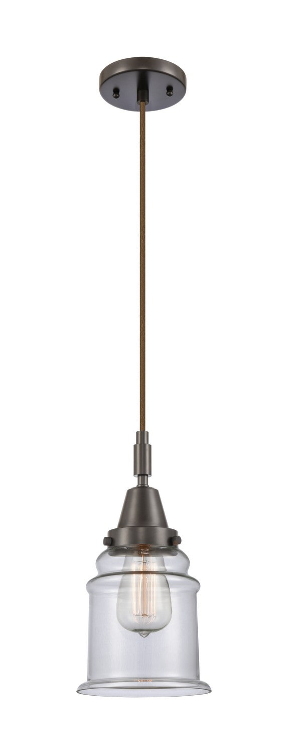 Innovations 447-1P-OB-G182 One Light Pendant, Oil Rubbed Bronze