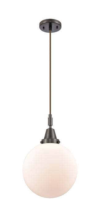 Innovations 447-1P-OB-G201-10 One Light Pendant, Oil Rubbed Bronze
