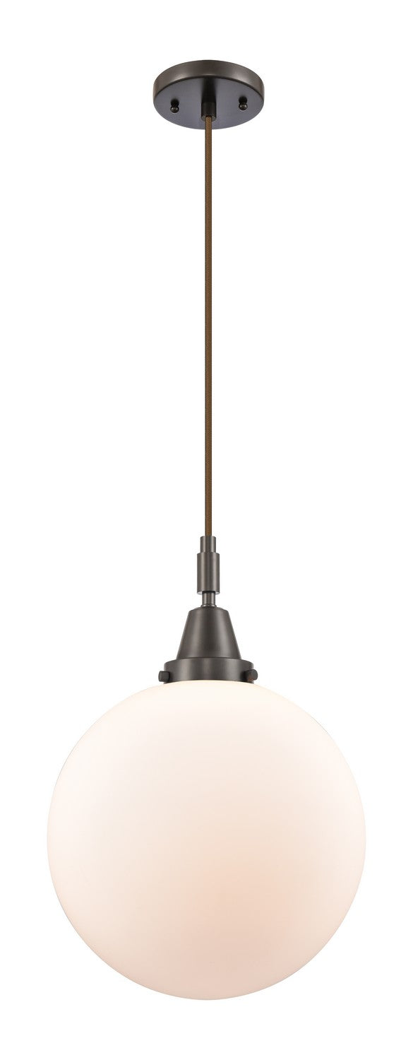 Innovations 447-1P-OB-G201-12 One Light Pendant, Oil Rubbed Bronze