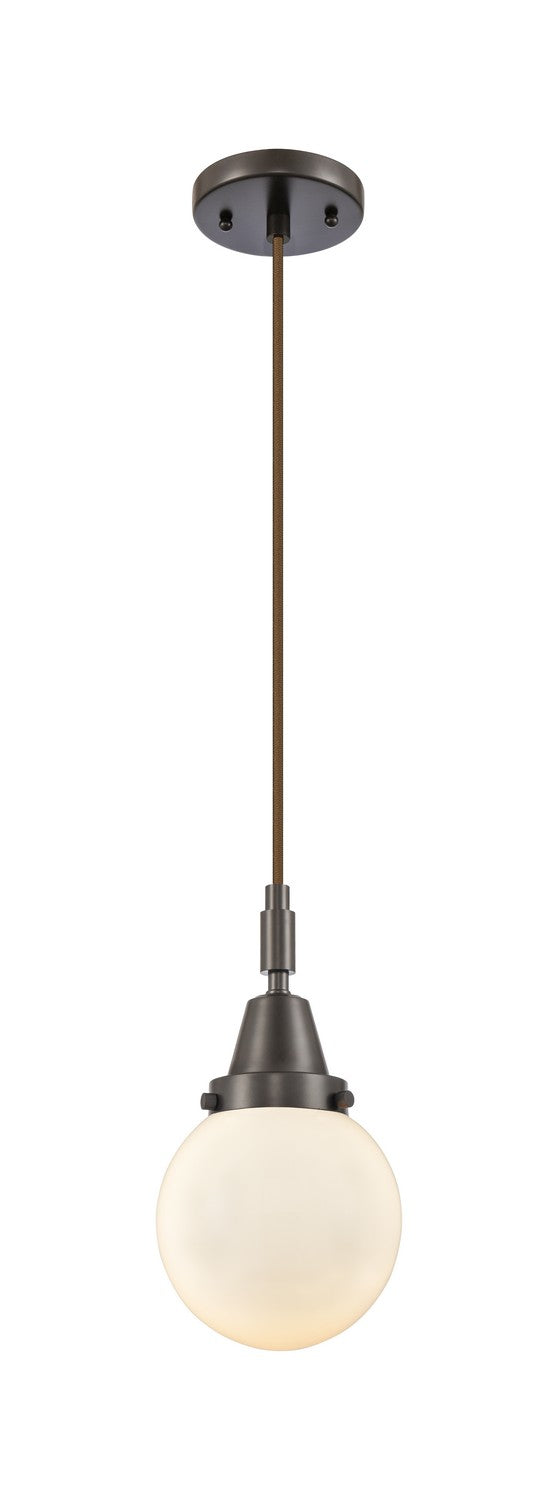 Innovations 447-1P-OB-G201-6 One Light Pendant, Oil Rubbed Bronze
