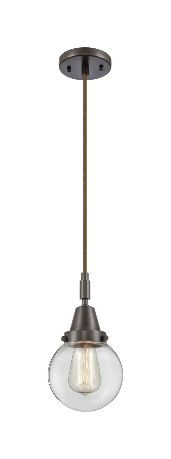 Innovations 447-1P-OB-G202-6 One Light Pendant, Oil Rubbed Bronze