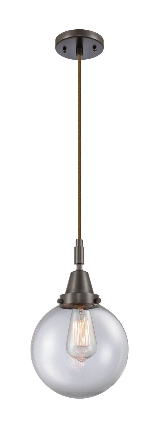 Innovations 447-1P-OB-G202-8 One Light Pendant, Oil Rubbed Bronze