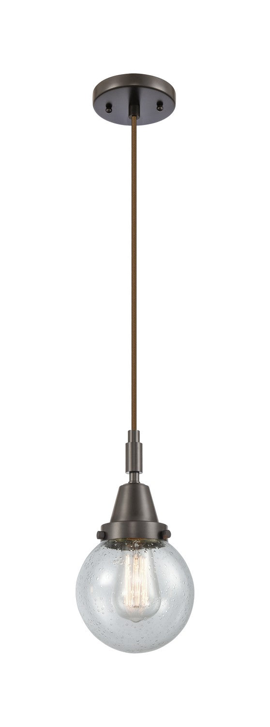 Innovations 447-1P-OB-G204-6 One Light Pendant, Oil Rubbed Bronze