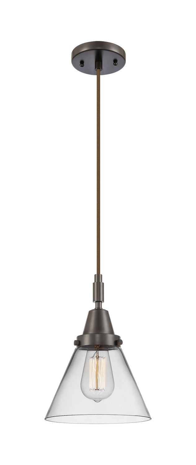 Innovations 447-1P-OB-G42 One Light Pendant, Oil Rubbed Bronze