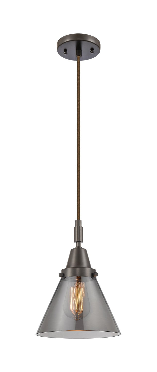 Innovations 447-1P-OB-G43 One Light Pendant, Oil Rubbed Bronze