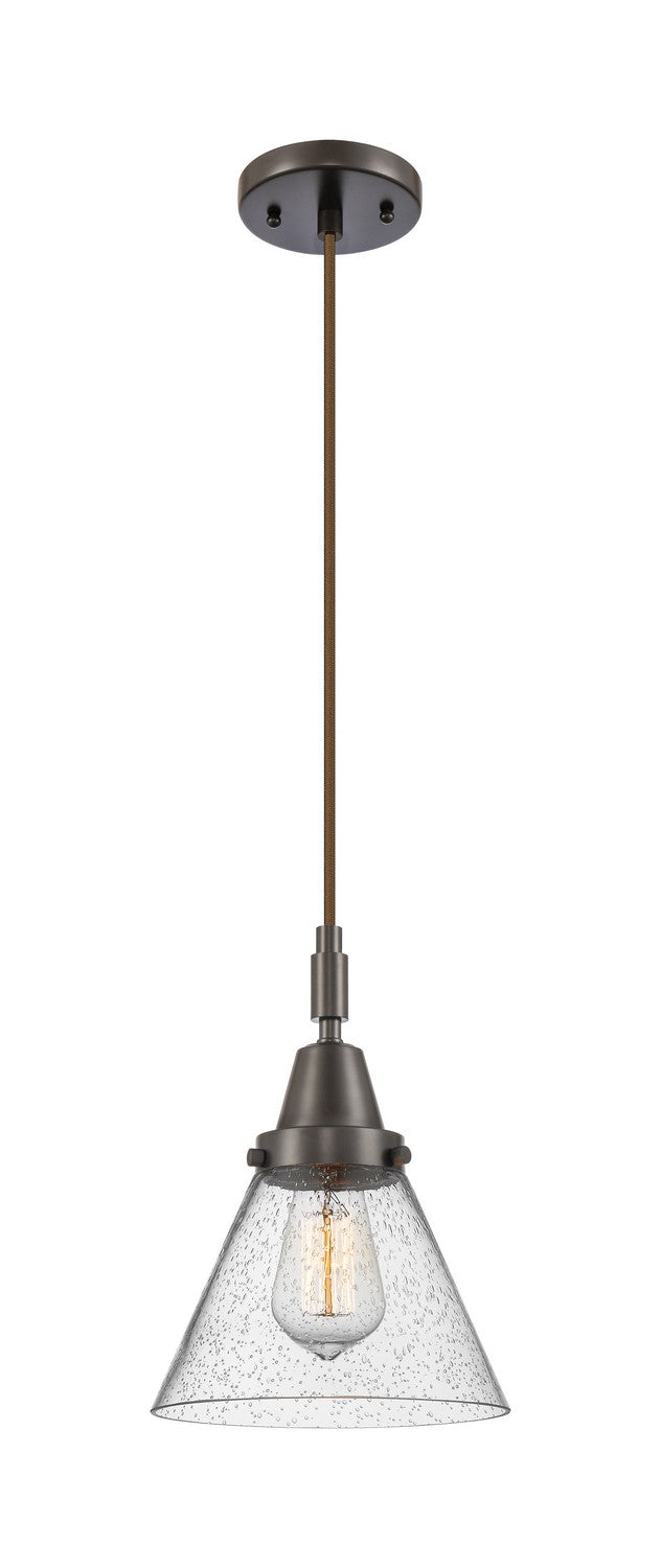Innovations 447-1P-OB-G44 One Light Pendant, Oil Rubbed Bronze