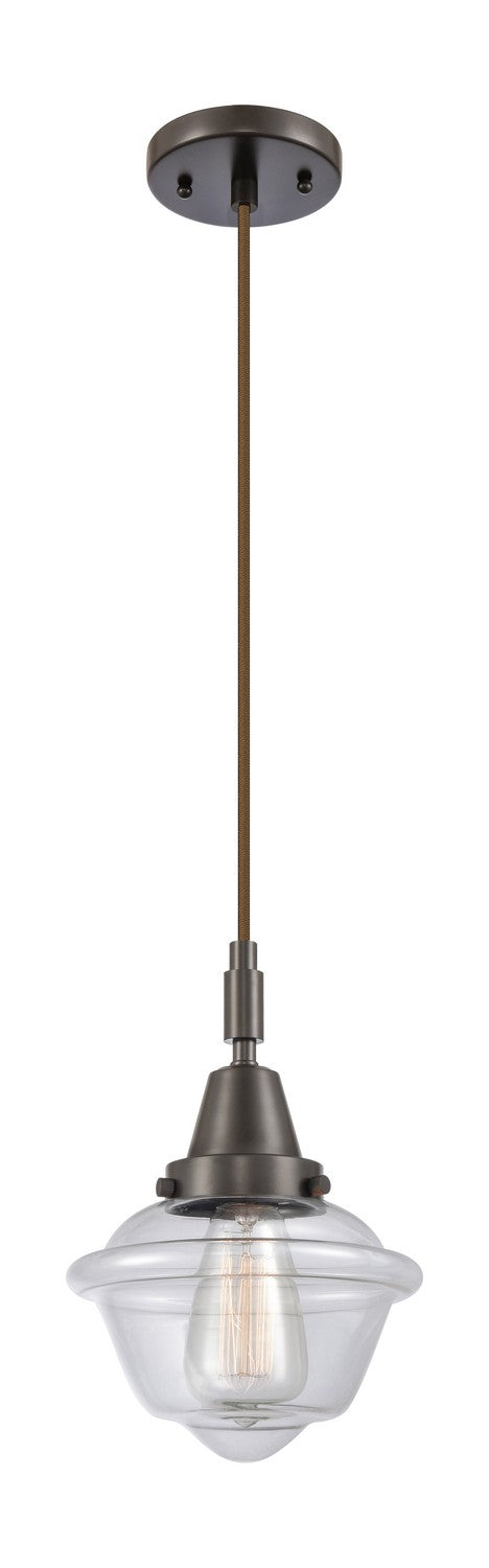 Innovations 447-1P-OB-G532 One Light Pendant, Oil Rubbed Bronze