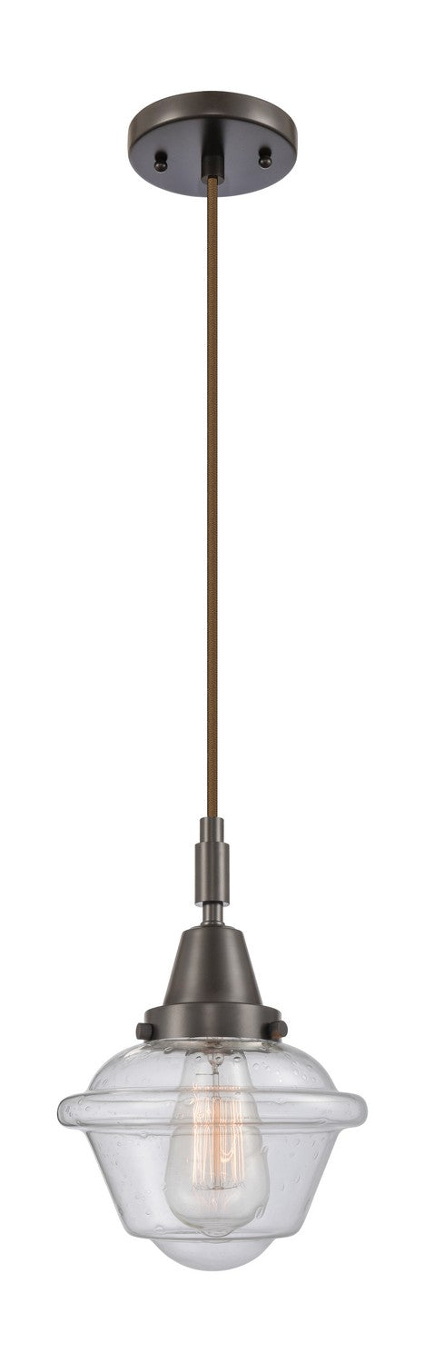 Innovations 447-1P-OB-G534 One Light Pendant, Oil Rubbed Bronze