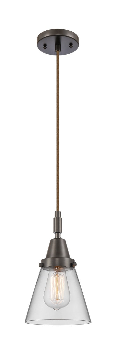 Innovations 447-1P-OB-G62 One Light Pendant, Oil Rubbed Bronze