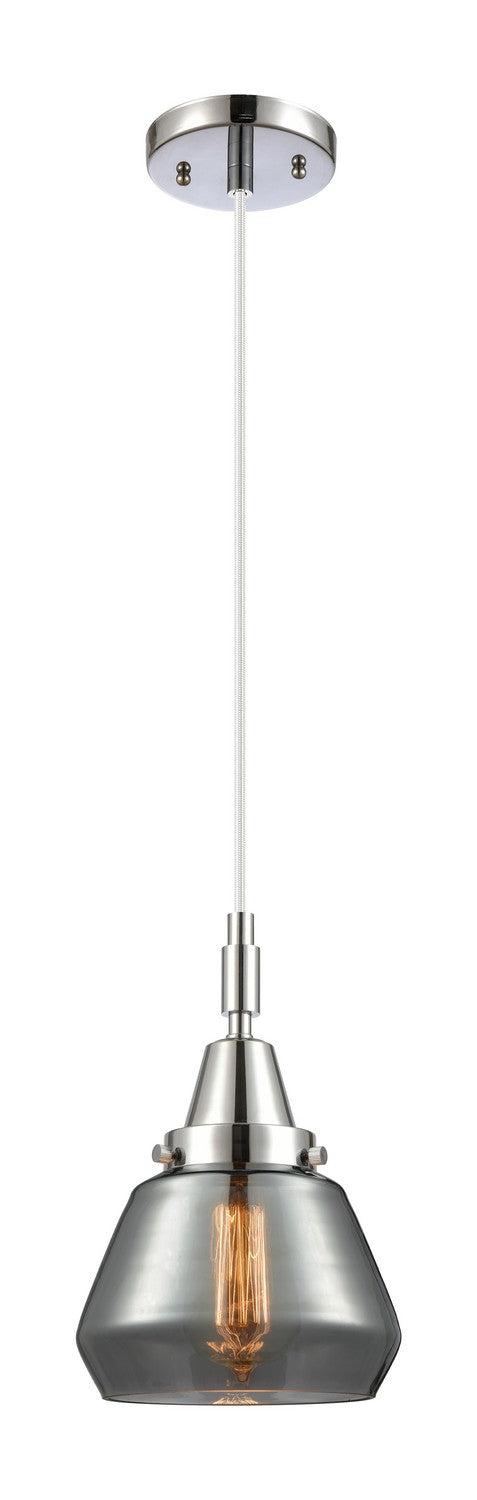 Innovations 447-1P-PC-G173 One Light Pendant, Polished Chrome