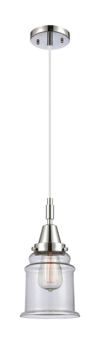 Innovations 447-1P-PC-G182 One Light Pendant, Polished Chrome