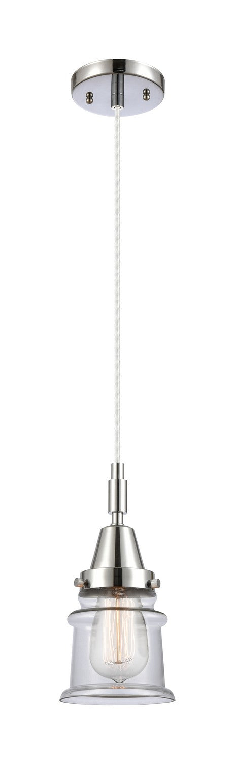 Innovations 447-1P-PC-G182S One Light Pendant, Polished Chrome