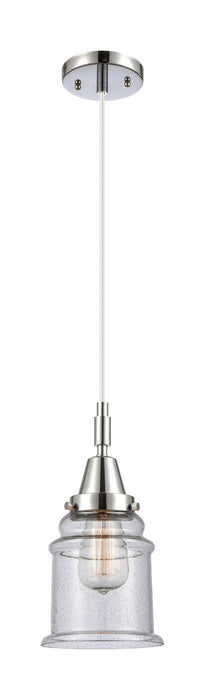 Innovations 447-1P-PC-G184 One Light Pendant, Polished Chrome