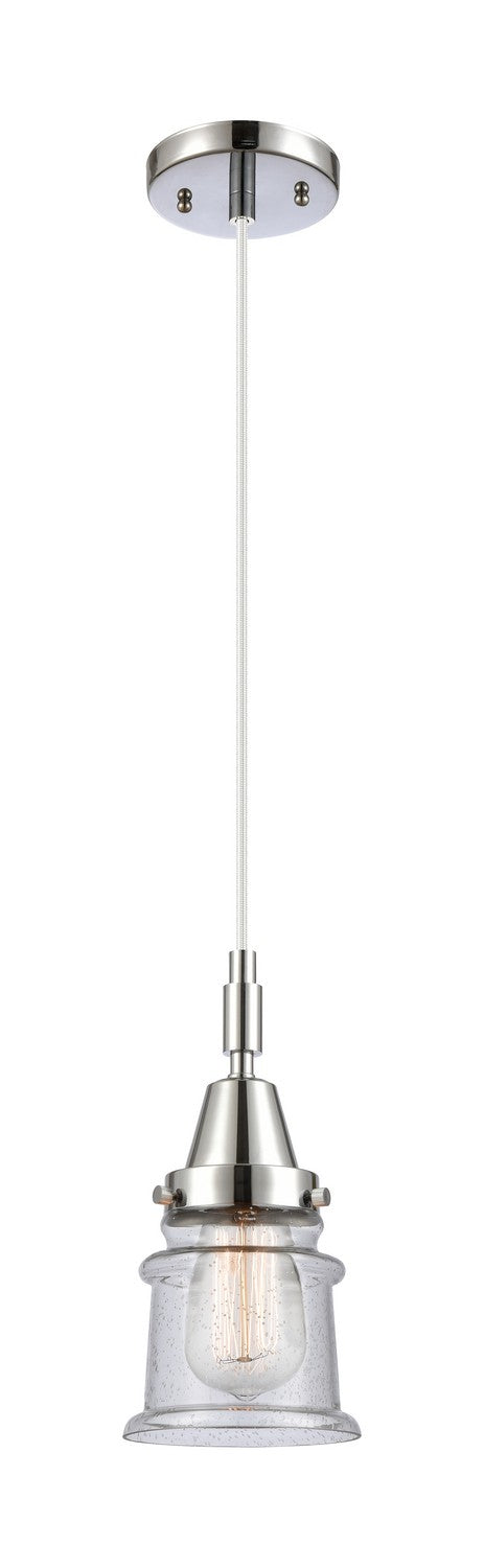 Innovations 447-1P-PC-G184S One Light Pendant, Polished Chrome