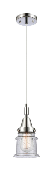 Innovations 447-1P-PC-G184S One Light Pendant, Polished Chrome