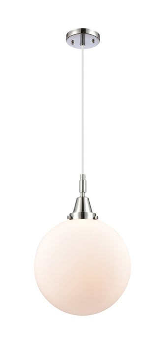 Innovations 447-1P-PC-G201-12 One Light Pendant, Polished Chrome