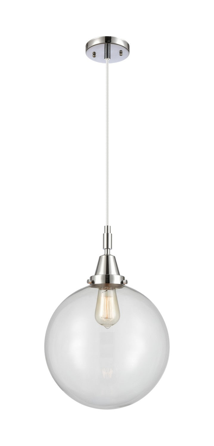 Innovations 447-1P-PC-G202-12 One Light Pendant, Polished Chrome