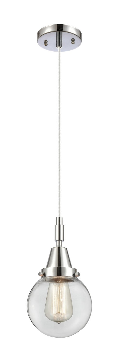 Innovations 447-1P-PC-G202-6 One Light Pendant, Polished Chrome