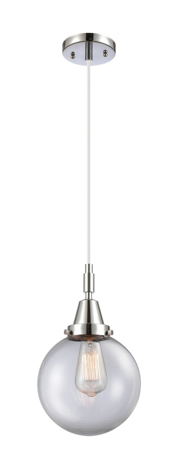 Innovations 447-1P-PC-G202-8 One Light Pendant, Polished Chrome