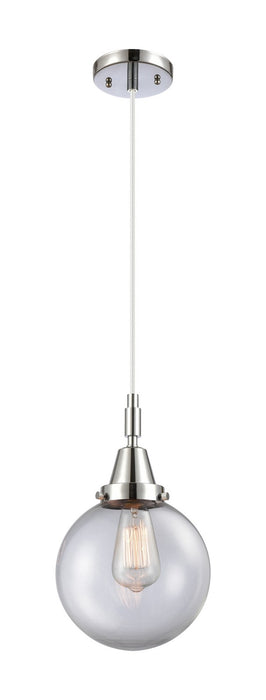 Innovations 447-1P-PC-G202-8 One Light Pendant, Polished Chrome