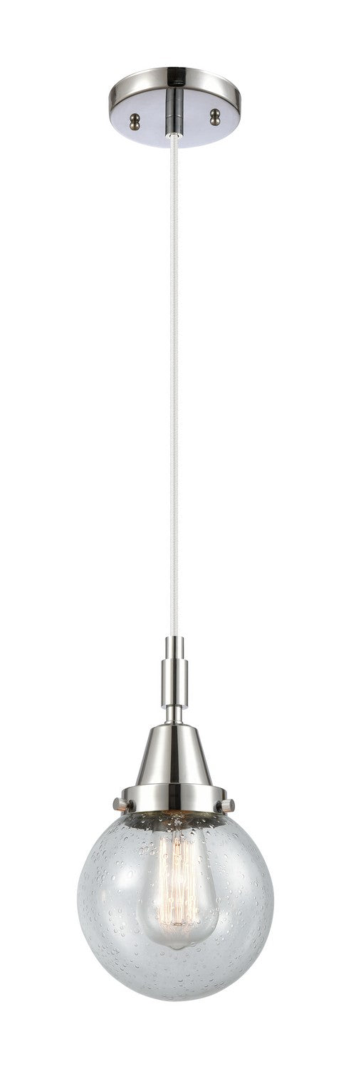 Innovations 447-1P-PC-G204-6 One Light Pendant, Polished Chrome