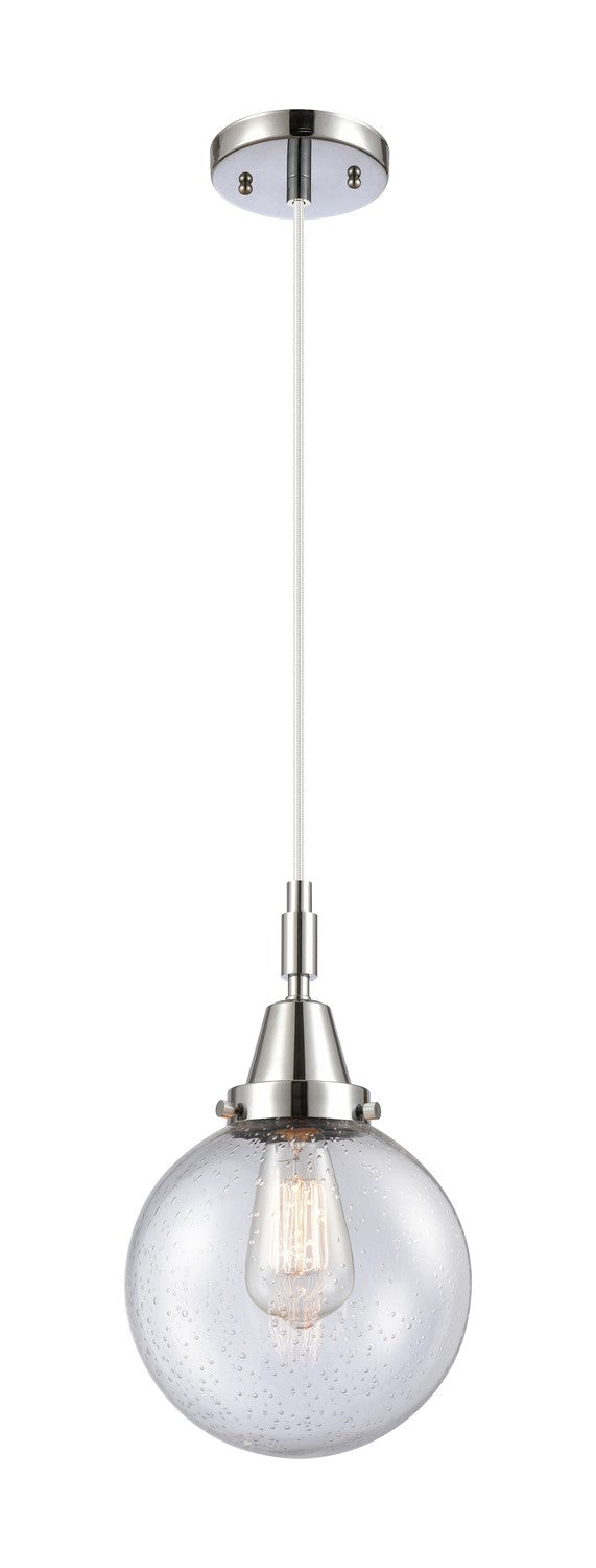 Innovations 447-1P-PC-G204-8 One Light Pendant, Polished Chrome