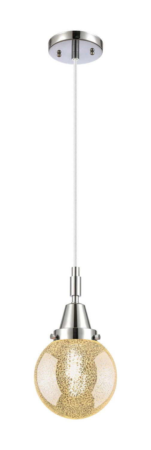 Innovations 447-1P-PC-G208-6 One Light Pendant, Polished Chrome