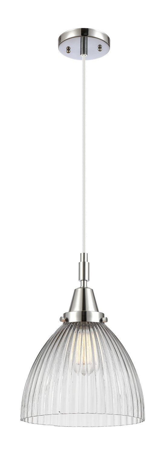 Innovations 447-1P-PC-G222 One Light Pendant, Polished Chrome