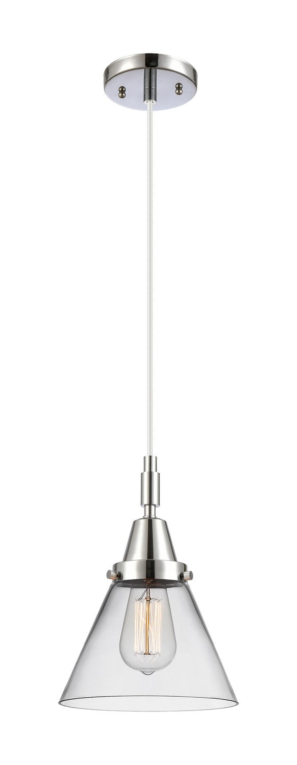 Innovations 447-1P-PC-G42 One Light Pendant, Polished Chrome
