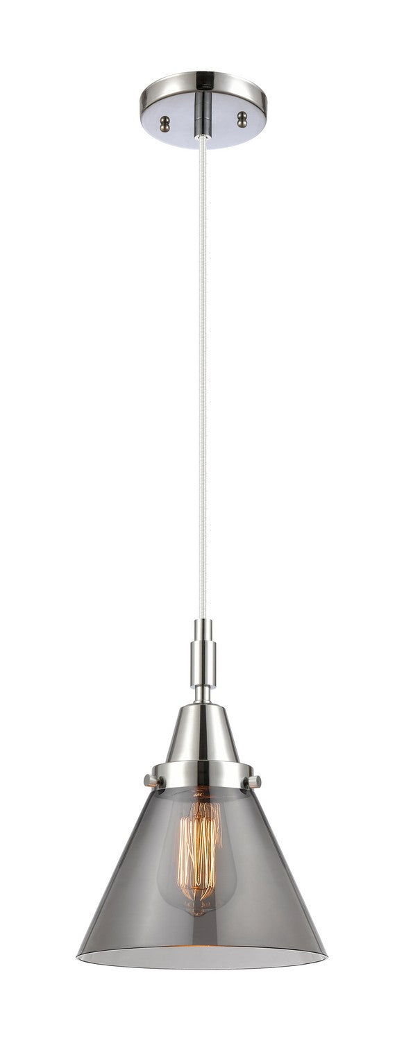 Innovations 447-1P-PC-G43 One Light Pendant, Polished Chrome