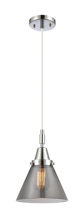 Innovations 447-1P-PC-G43 One Light Pendant, Polished Chrome