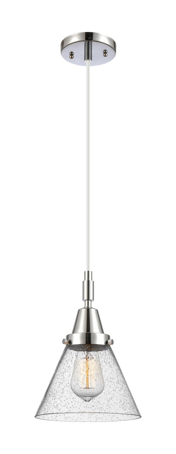 Innovations 447-1P-PC-G44 One Light Pendant, Polished Chrome