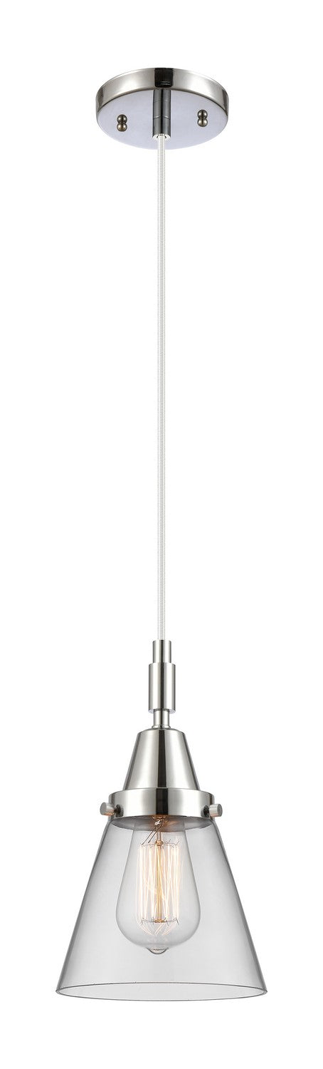 Innovations 447-1P-PC-G62 One Light Pendant, Polished Chrome
