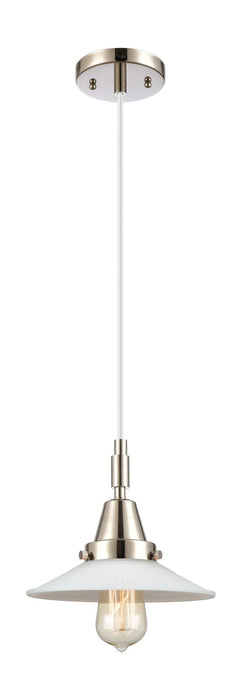 Innovations 447-1P-PN-G1 One Light Pendant, Polished Nickel