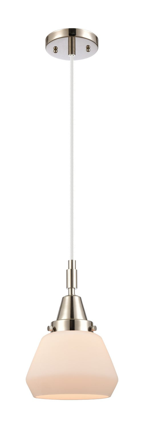 Innovations 447-1P-PN-G171 One Light Pendant, Polished Nickel