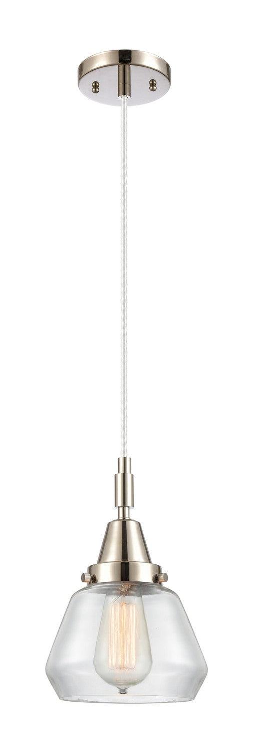 Innovations 447-1P-PN-G172 One Light Pendant, Polished Nickel