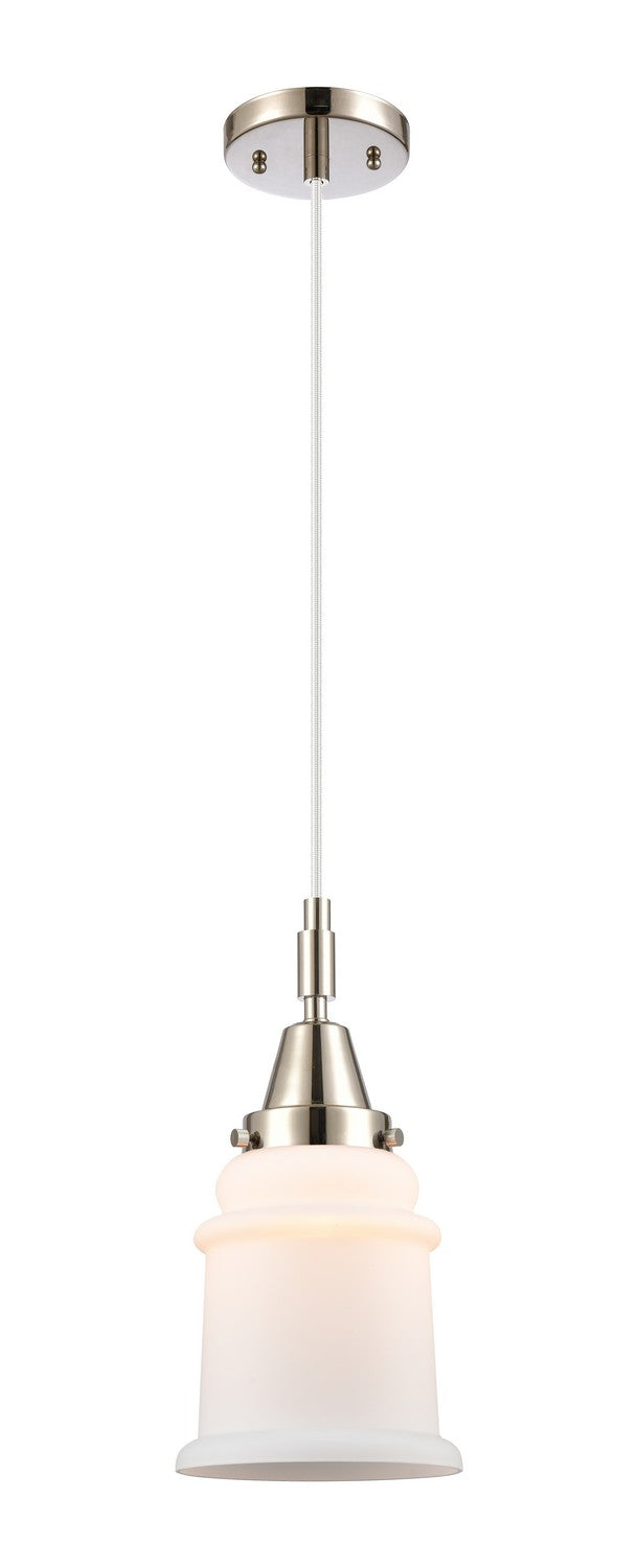 Innovations 447-1P-PN-G181 One Light Pendant, Polished Nickel