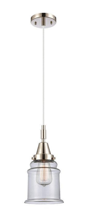 Innovations 447-1P-PN-G182 One Light Pendant, Polished Nickel