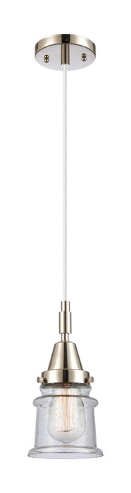 Innovations 447-1P-PN-G184S One Light Pendant, Polished Nickel