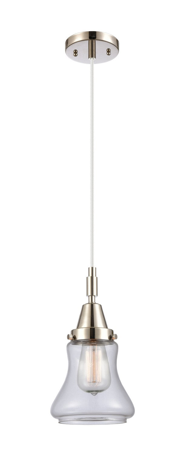 Innovations 447-1P-PN-G192 One Light Pendant, Polished Nickel
