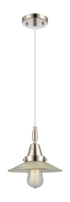 Innovations 447-1P-PN-G2 One Light Pendant, Polished Nickel