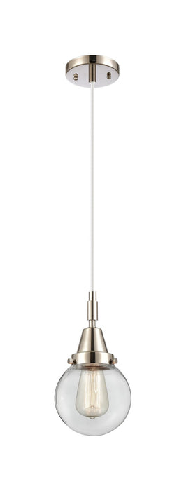 Innovations 447-1P-PN-G202-6 One Light Pendant, Polished Nickel