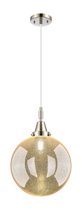 Innovations 447-1P-PN-G208-12 One Light Pendant, Polished Nickel