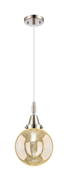 Innovations 447-1P-PN-G208-8 One Light Pendant, Polished Nickel
